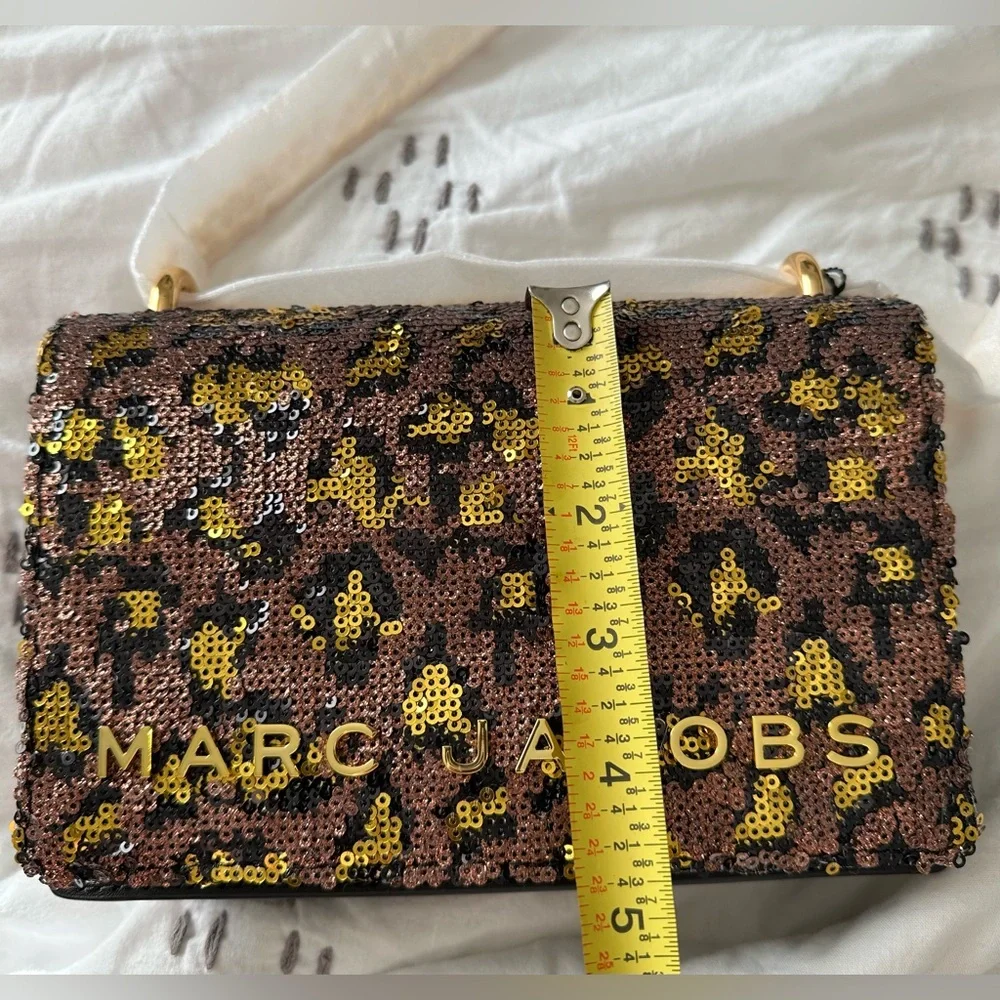 Marc Jacobs Sequin Leopard Print Bag NWT